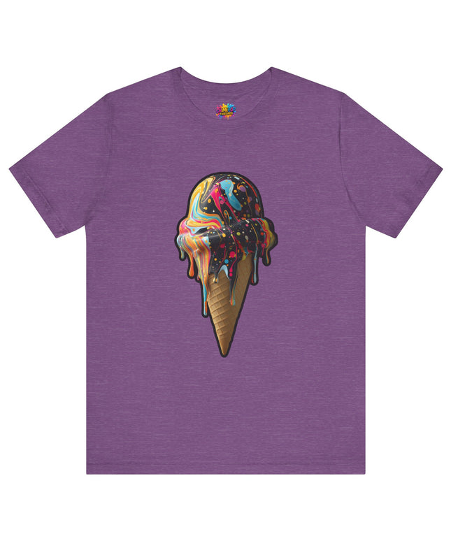 Pastel Marble Swirl Ice Cream Tee