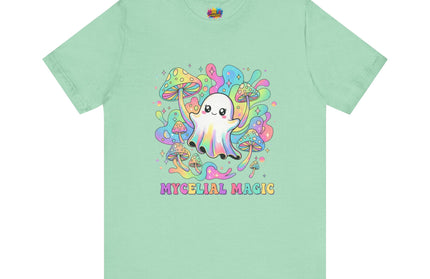 Mycelial Magic Rainbow Ghost Tee