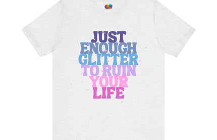 Just Enough Glitter Pastel Tee