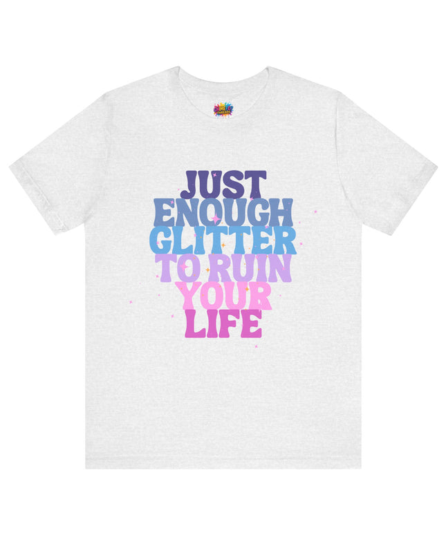 Just Enough Glitter Pastel Tee