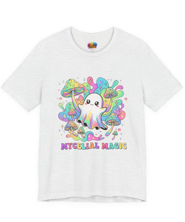Mycelial Magic Rainbow Ghost Tee