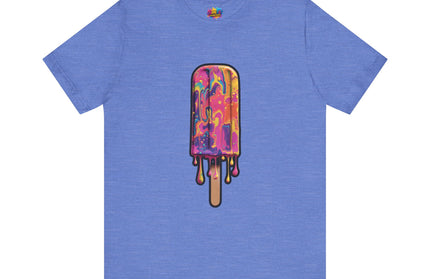 Psychedelic Rainbow Popsicle Drip Tee