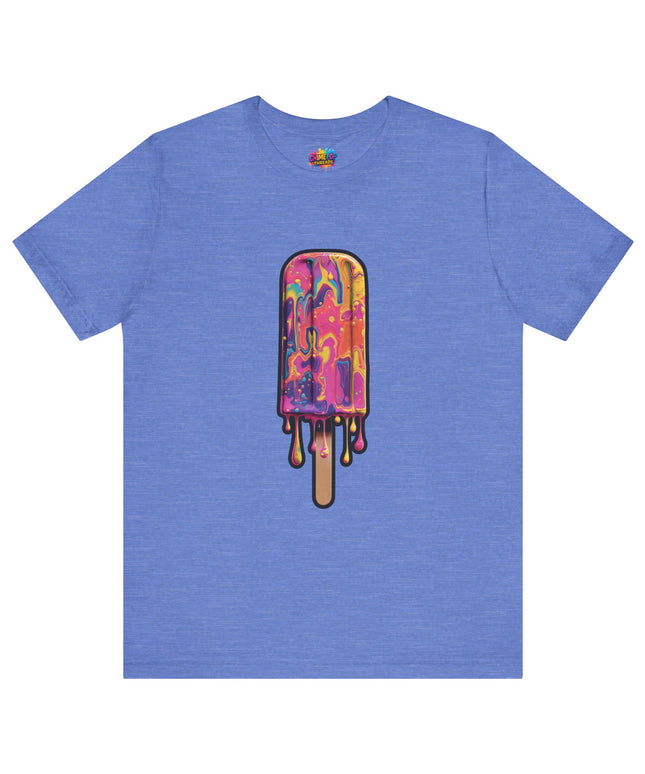 Psychedelic Rainbow Popsicle Drip Tee