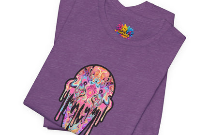 Pastel Ice Cream Symmetrical Drip Tee