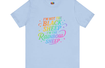 Rainbow Sheep Quote Tee