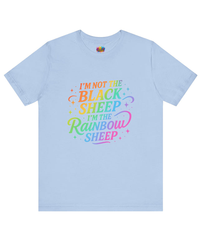 Rainbow Sheep Quote Tee