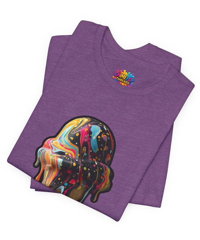 Pastel Marble Swirl Ice Cream Tee