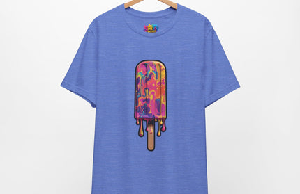 Psychedelic Rainbow Popsicle Drip Tee