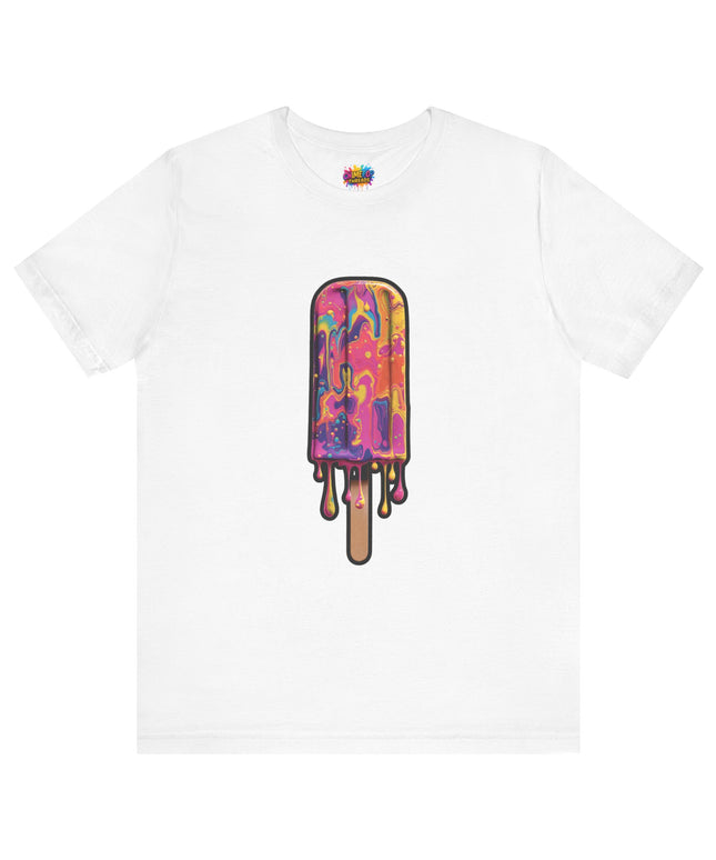 Psychedelic Rainbow Popsicle Drip Tee