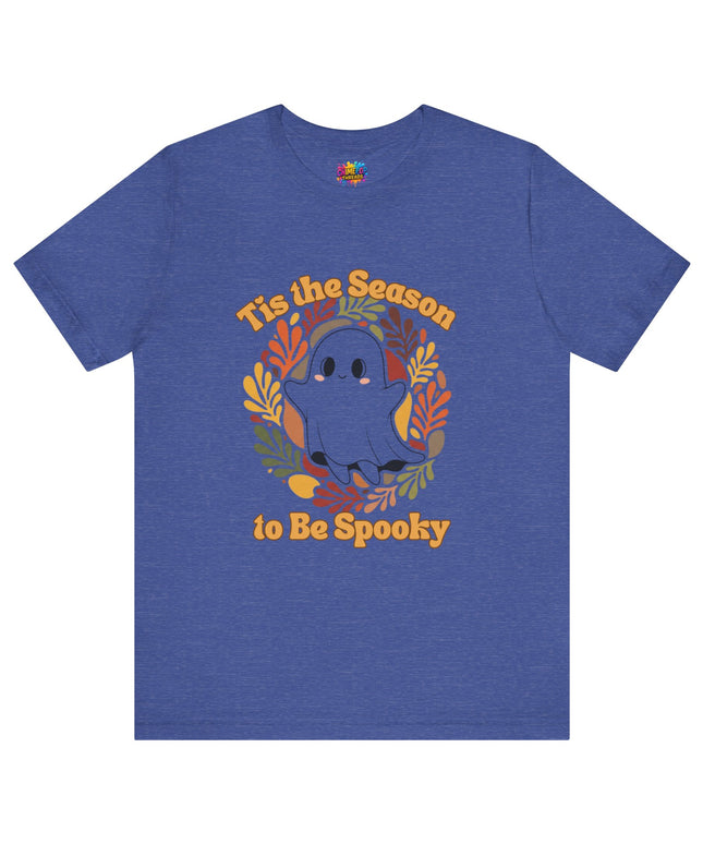 Tis The Season Spooky Black Ghost Tee