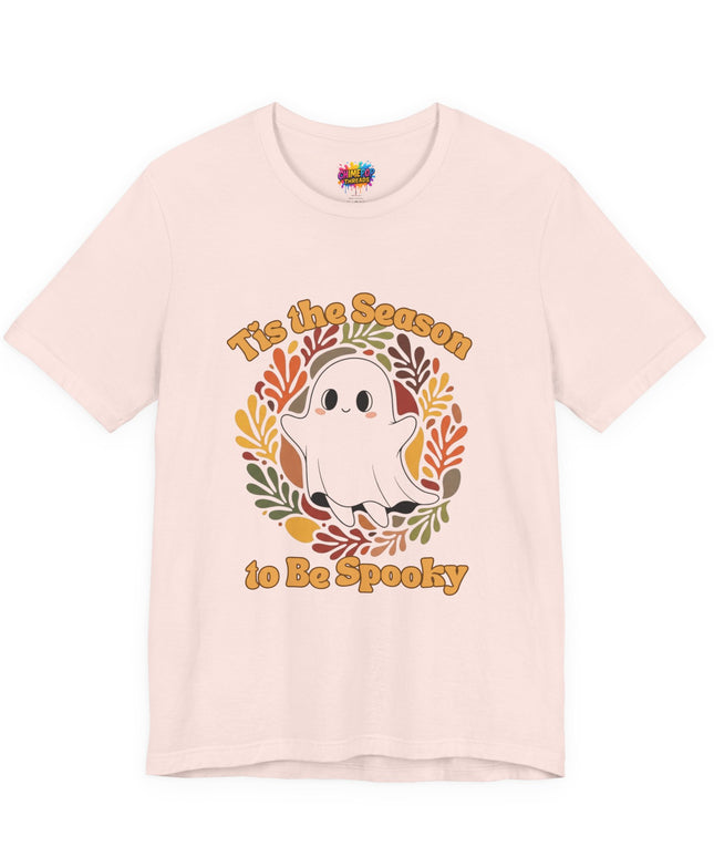 Tis The Season Spooky Black Ghost Tee