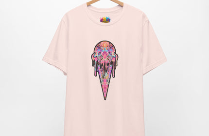 Pastel Ice Cream Symmetrical Drip Tee