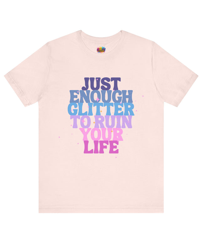 Just Enough Glitter Pastel Tee