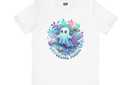 Mycelial Magic Blue Glow Ghost Tee