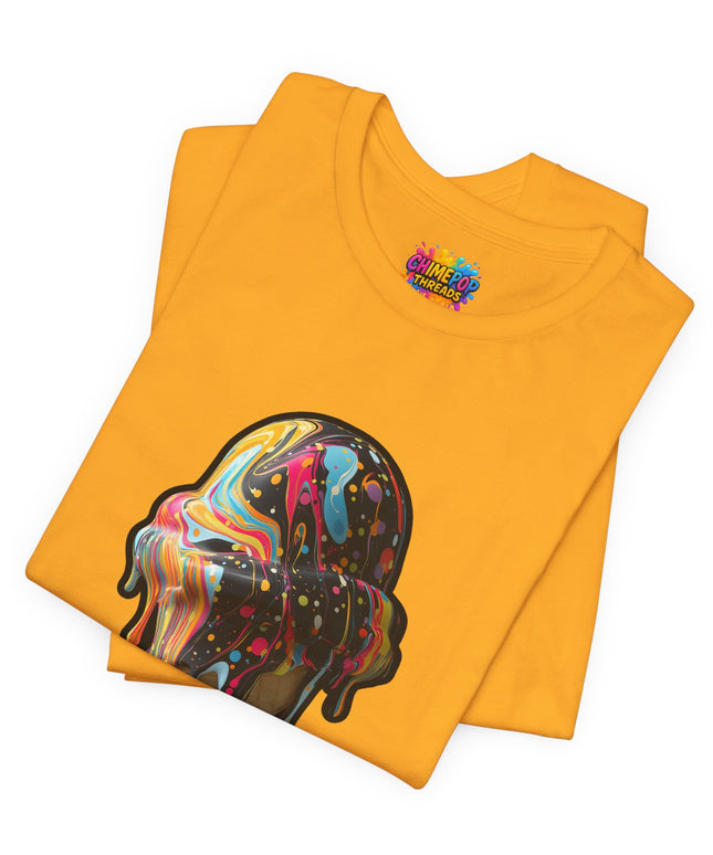 Pastel Marble Swirl Ice Cream Tee