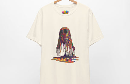 Psychedelic Ghost Rainbow Drip Spirit Tee