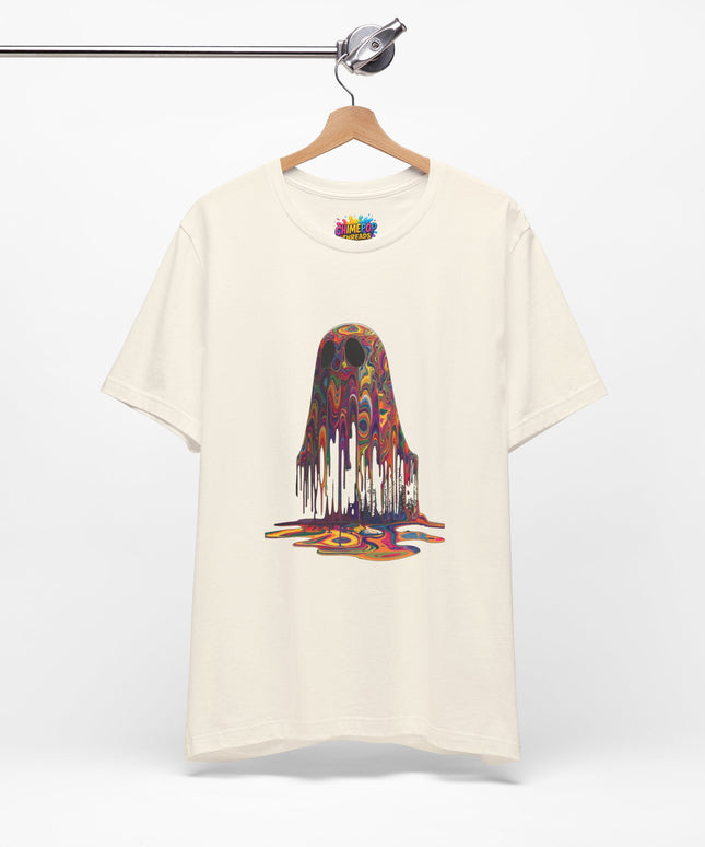 Psychedelic Ghost Rainbow Drip Spirit Tee