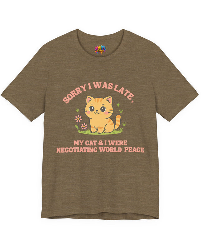 Negotiating Peace Cat Tee