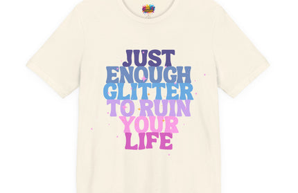 Just Enough Glitter Pastel Tee