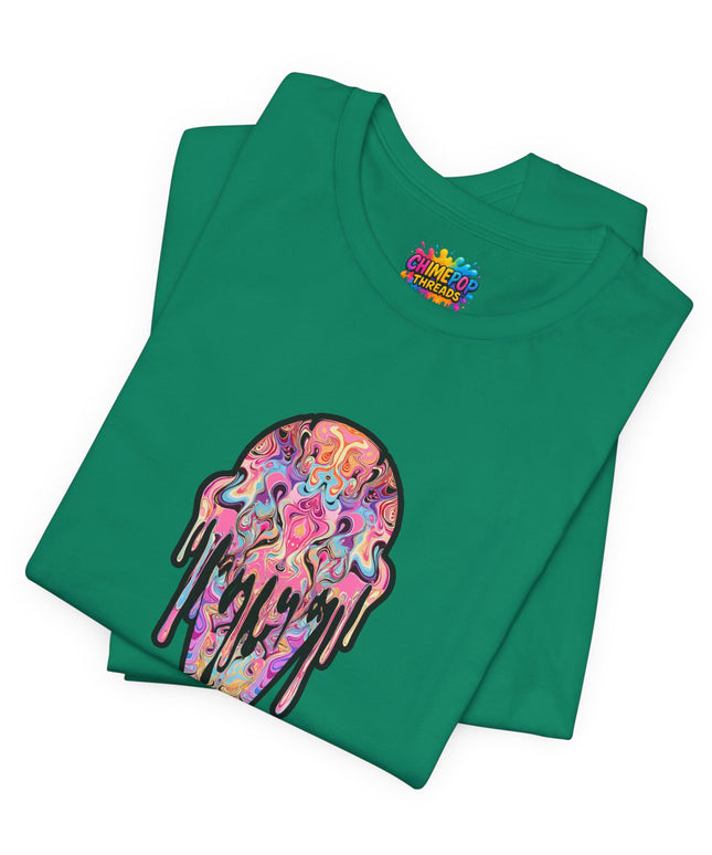 Pastel Ice Cream Symmetrical Drip Tee