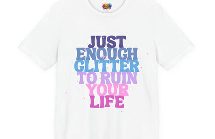 Just Enough Glitter Pastel Tee