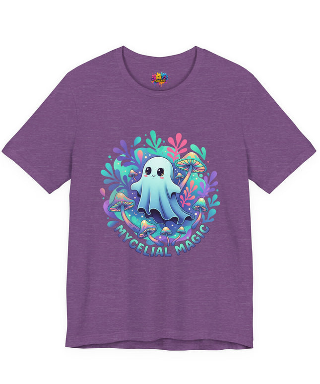 Mycelial Magic Blue Glow Ghost Tee
