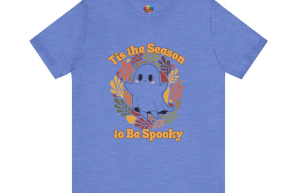 Tis The Season Spooky Black Ghost Tee