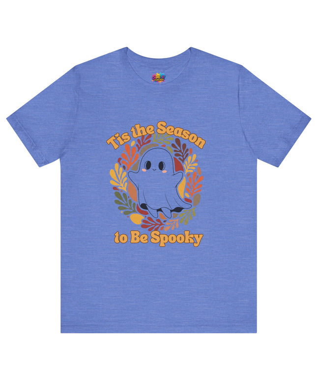 Tis The Season Spooky Black Ghost Tee