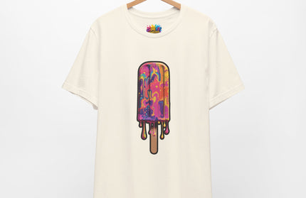 Psychedelic Rainbow Popsicle Drip Tee