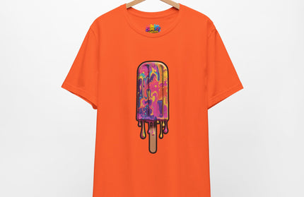 Psychedelic Rainbow Popsicle Drip Tee