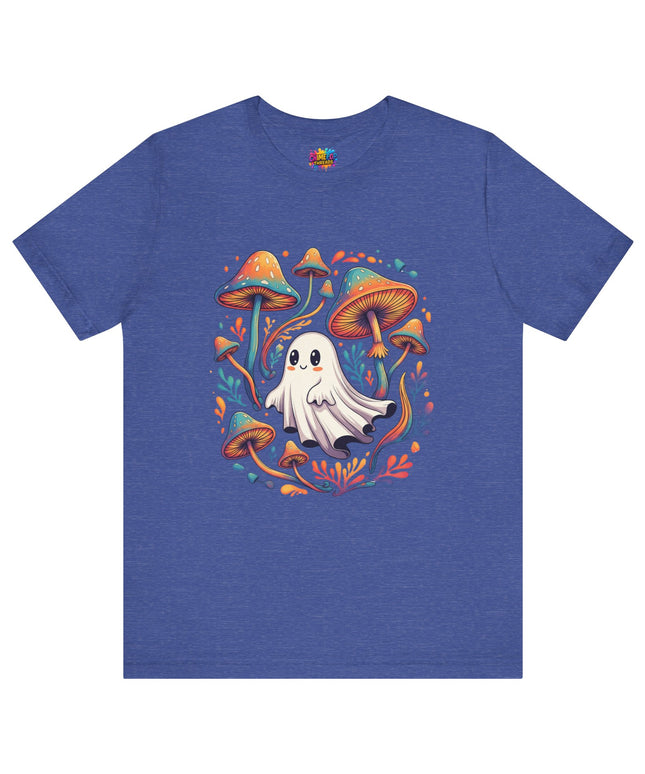 Mycelial Magic Ghost Mushroom Tee