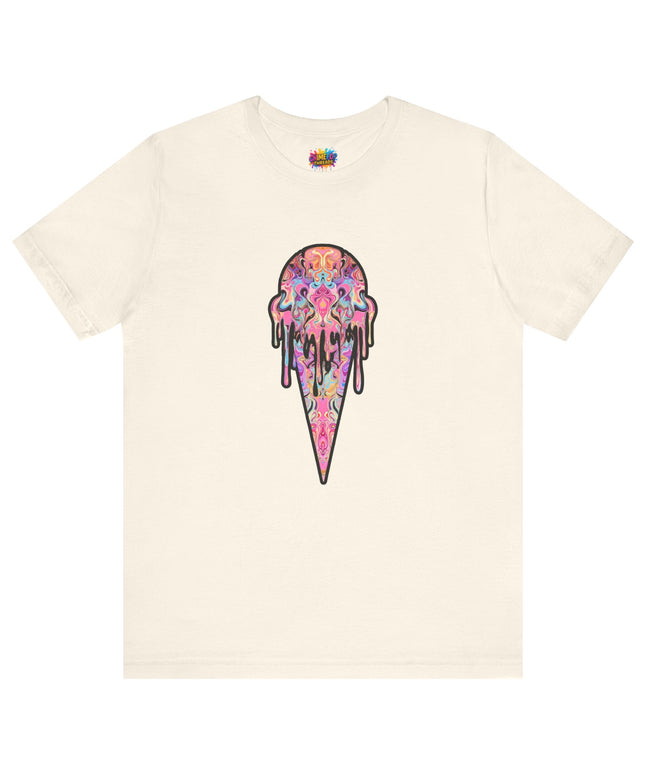Pastel Ice Cream Symmetrical Drip Tee
