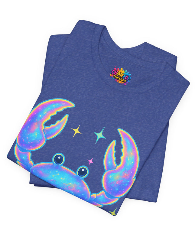 CLAWSOME Neon Crab Tee - Ocean Lover T-Shirt