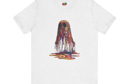 Psychedelic Ghost Rainbow Drip Spirit Tee