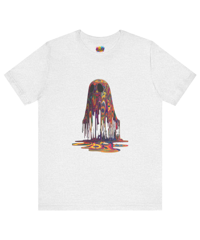 Psychedelic Ghost Rainbow Drip Spirit Tee