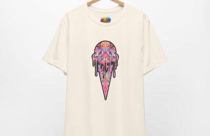 Pastel Ice Cream Symmetrical Drip Tee