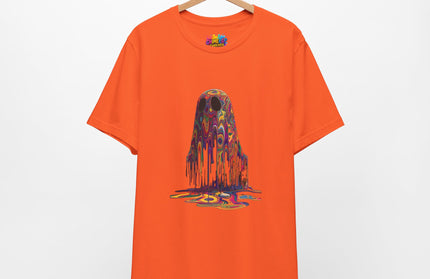 Psychedelic Ghost Rainbow Drip Spirit Tee