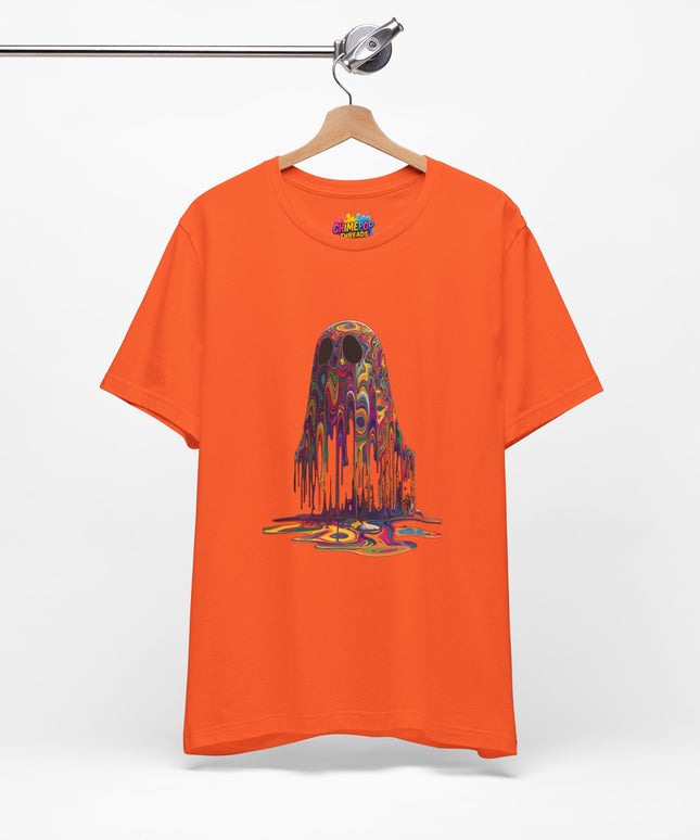 Psychedelic Ghost Rainbow Drip Spirit Tee