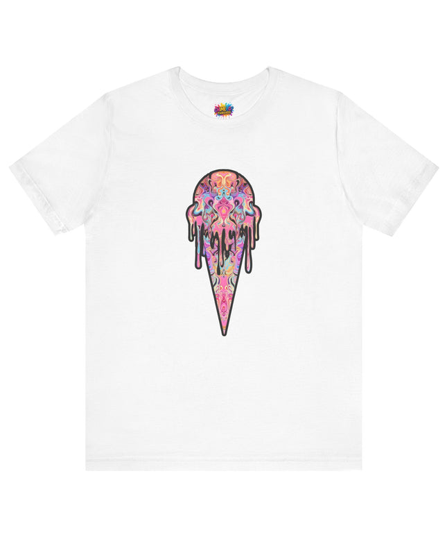 Pastel Ice Cream Symmetrical Drip Tee