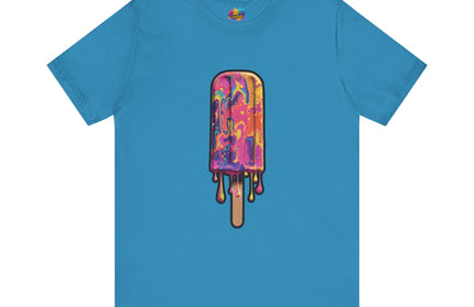 Psychedelic Rainbow Popsicle Drip Tee