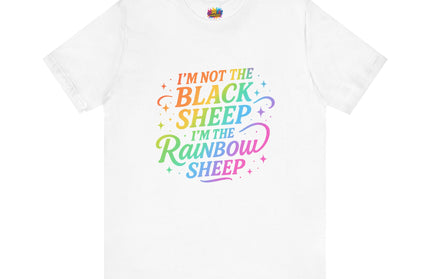 Rainbow Sheep Quote Tee