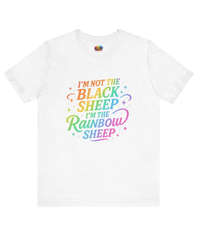 Rainbow Sheep Quote Tee