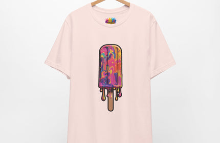 Psychedelic Rainbow Popsicle Drip Tee