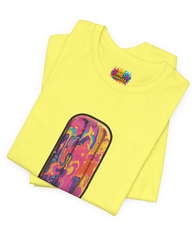 Psychedelic Rainbow Popsicle Drip Tee