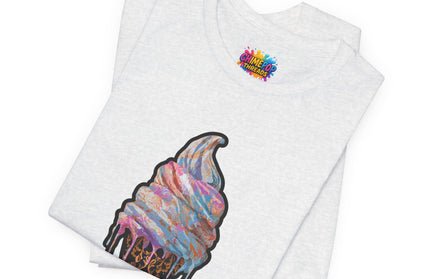 Baroque Marble Swirl Ice Cream Tee