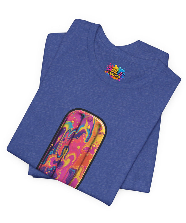 Psychedelic Rainbow Popsicle Drip Tee