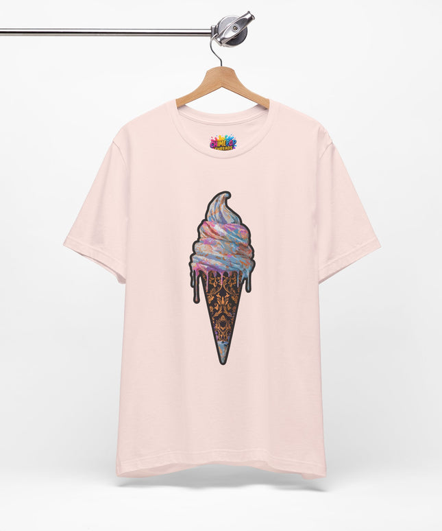 Baroque Marble Swirl Ice Cream Tee