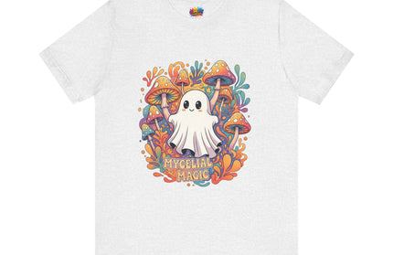 Mycelial Magic Orange Glow Ghost Tee