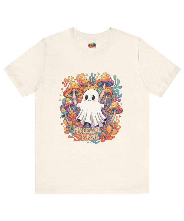 Mycelial Magic Orange Glow Ghost Tee