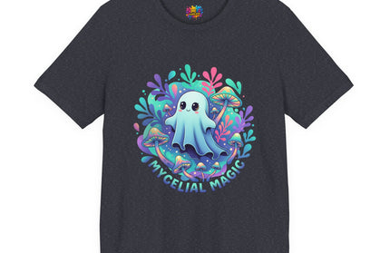 Mycelial Magic Blue Glow Ghost Tee